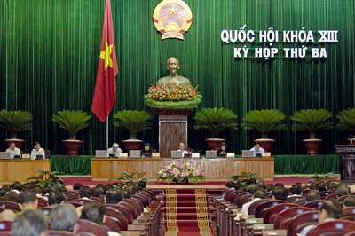 Parlamento vietnamita prosigue los debates en tercer período de sesiones